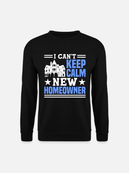 Hausbesitzer Eigentümer Geschenk Hauseigentümer - Unisex Pullover - Schwarz