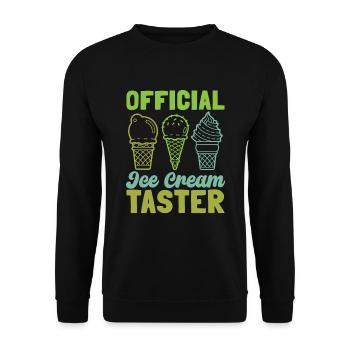 Official - Unisex Sweatshirt - black - Front - Alina (178cm) & Michal (187cm)