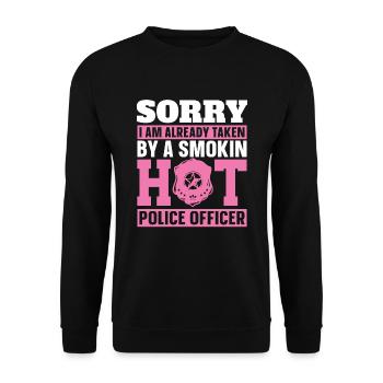 Je suis désolé d’avoir déjà entendu parler d’un Smokin - Sweat-shirt Unisexe - noir - Devant - Alina (178cm) & Michal (187cm)