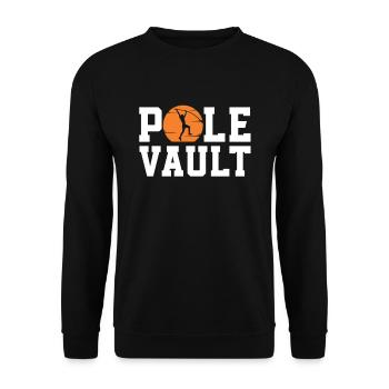 Paul Vault Leichtathletik Stabhochsprung - Unisex Pullover - Schwarz - Vorne - Alina (178cm) & Michal (187cm)