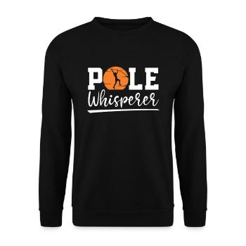Pole Whisperer Saut à la perche Saut à la perche - Sweat-shirt Unisexe - noir - Devant - Alina (178cm) & Michal (187cm)