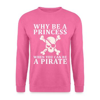 Piraten Kinder Totenkopf Party Seeräuber - Unisex Pullover - Pink - Vorne