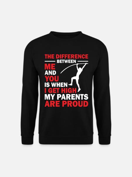 Saut à la perche Athlétisme - Sweat-shirt Unisexe - noir
