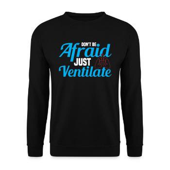 Respiratory therapists Respiratory therapist Occupational therapists - Unisex Sweatshirt - black - Front - Alina (178cm) & Michal (187cm)