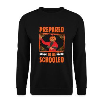 Wird Schüler Gegen Candy Grundschullehrer - Unisex Pullover - Schwarz - Vorne - Alina (178cm) & Michal (187cm)