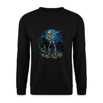 C’est normal d’être un peu différent de - Sweat-shirt Unisexe - noir - Devant - Alina (178cm) & Michal (187cm)