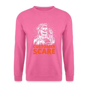 Customer Scare Csr Customer Service Halloween - Unisex Sweatshirt - pink - Front