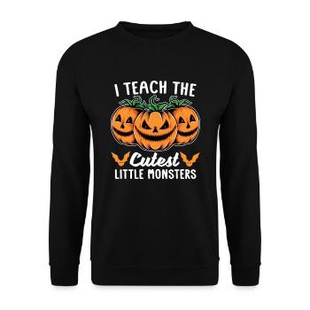 J’enseigne l’école primaire des plus doux - Sweat-shirt Unisexe - noir - Devant - Alina (178cm) & Michal (187cm)