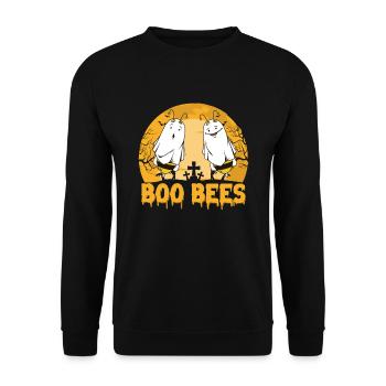Boo Bees Bee Lover Halloween Costume Halloween Eve - Sweat-shirt Unisexe - noir - Devant - Alina (178cm) & Michal (187cm)