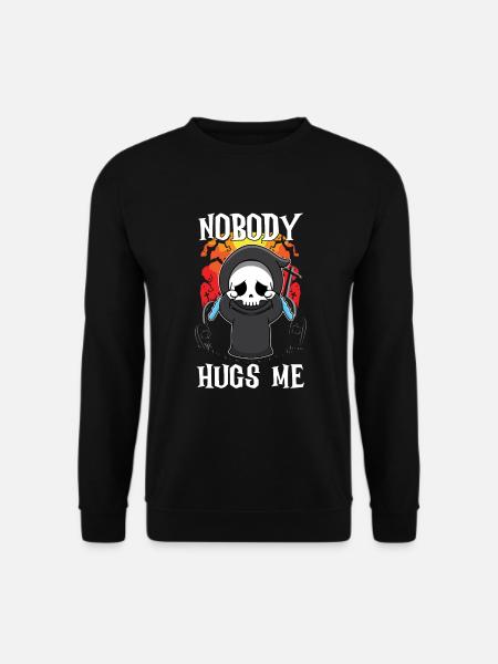 Niemand Umarmt Mich - Unisex Pullover - Schwarz