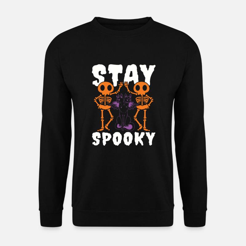 Restez effrayant - Sweat-shirt Unisexe - noir