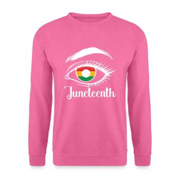 Juneteenth Black History African American - Unisex Sweatshirt - pink - Front