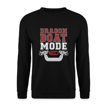Mode bateau-dragon Dragon Boat Racing Pagayeur - Sweat-shirt Unisexe - noir - Devant - Alina (178cm) & Michal (187cm)