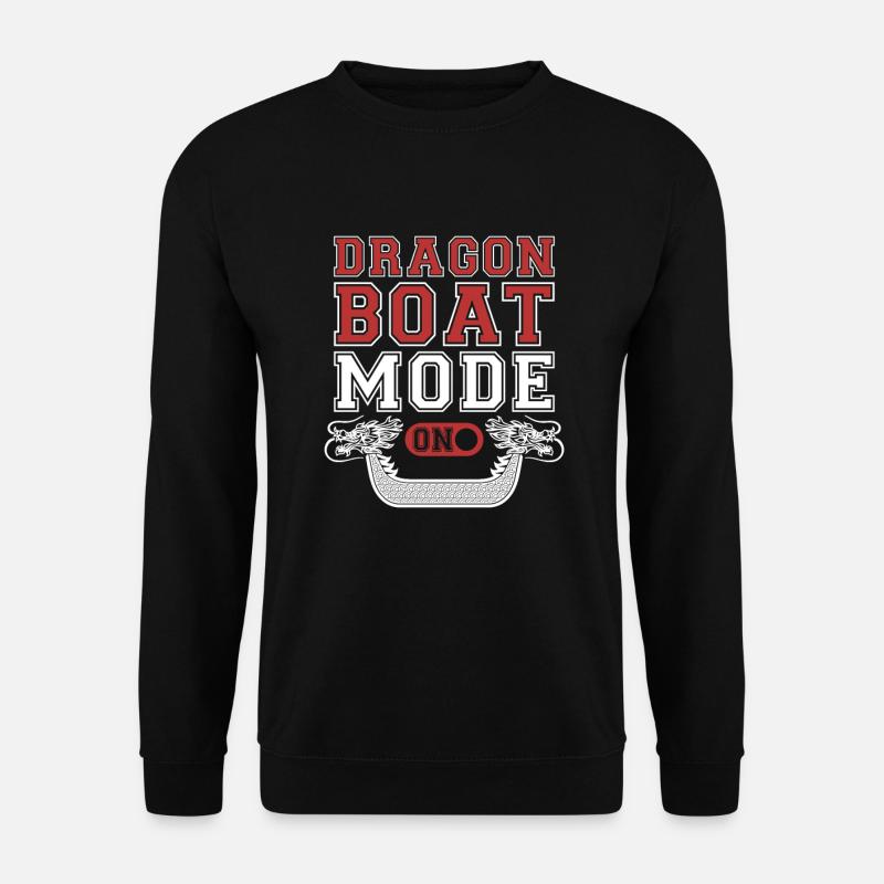 Drachenboot-modus Drachenboot-rennpaddler - Unisex Pullover - Schwarz