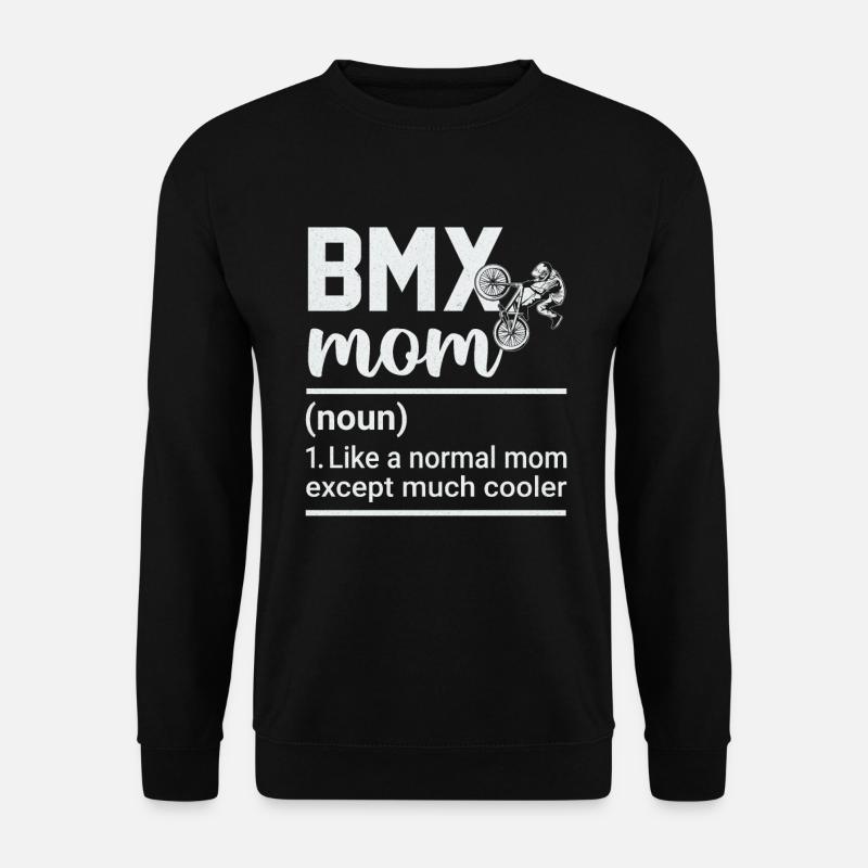 Bmx Mom noun bicycle - Unisex Sweatshirt - black