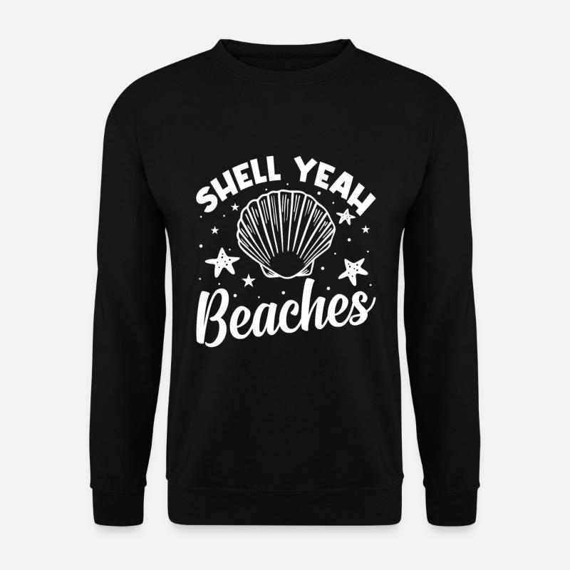 Shell Sea Turtle Lovers Plages - Sweat-shirt Unisexe - noir