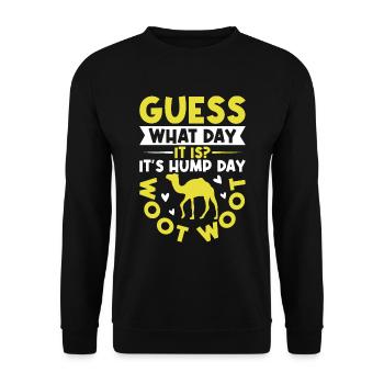 Chameau Alpaga Tromeda - Sweat-shirt Unisexe - noir - Devant - Alina (178cm) & Michal (187cm)