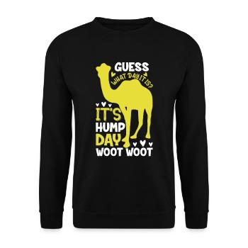 Chameau Alpaga Tromeda - Sweat-shirt Unisexe - noir - Devant - Alina (178cm) & Michal (187cm)