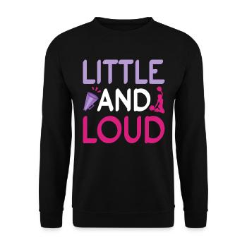 Cheerleader Cheerleading Gymnastique Danseuse - Sweat-shirt Unisexe - noir - Devant - Alina (178cm) & Michal (187cm)