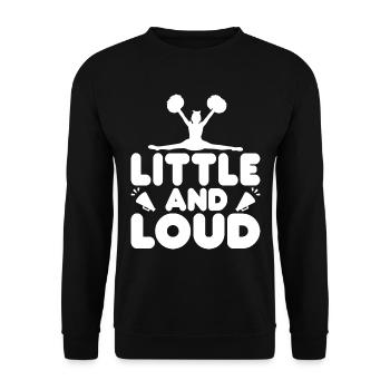 Cheerleader Cheerleading Gymnastique Danseuse - Sweat-shirt Unisexe - noir - Devant - Alina (178cm) & Michal (187cm)