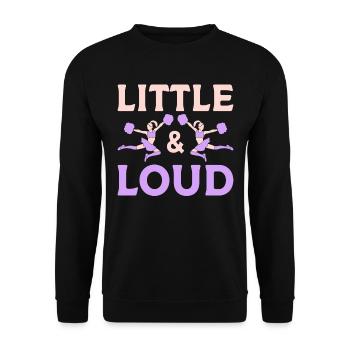 Cheerleader Cheerleading Gymnastique Danseuse - Sweat-shirt Unisexe - noir - Devant - Alina (178cm) & Michal (187cm)