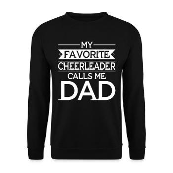 Cheerleader Cheerleading Gymnastique Danseuse - Sweat-shirt Unisexe - noir - Devant - Alina (178cm) & Michal (187cm)