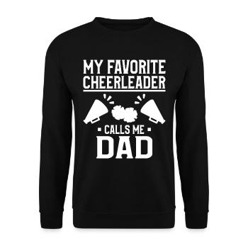 Cheerleader Cheerleading Gymnastique Danseuse - Sweat-shirt Unisexe - noir - Devant - Alina (178cm) & Michal (187cm)