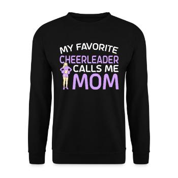 Cheerleader Cheerleading Gymnastique Danseuse - Sweat-shirt Unisexe - noir - Devant - Alina (178cm) & Michal (187cm)