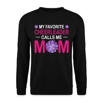 Cheerleader Cheerleading Gymnastique Danseuse - Sweat-shirt Unisexe - noir - Devant - Alina (178cm) & Michal (187cm)