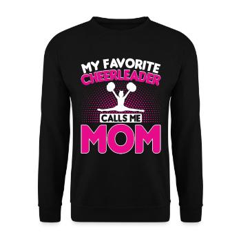 Pom-pom girl Cheerleading Gymnastique Danseuse - Sweat-shirt Unisexe - noir - Devant - Alina (178cm) & Michal (187cm)