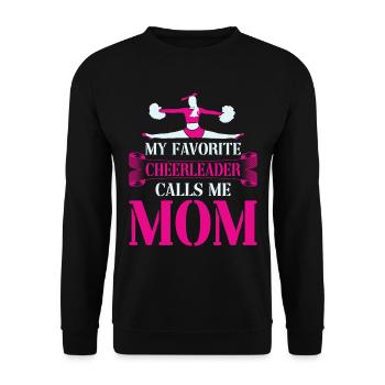 Pom-pom girl Cheerleading Gymnastique Danseuse - Sweat-shirt Unisexe - noir - Devant - Alina (178cm) & Michal (187cm)