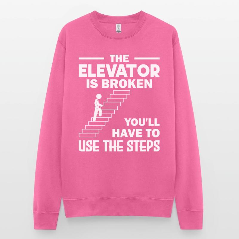 Elevator Button Just a boy who loves elevator Unisex Sweatshirt