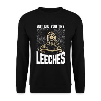 Plague Doctor Medieval Doctor Doctor Doctor - Unisex Sweatshirt - black - Front - Alina (178cm) & Michal (187cm)