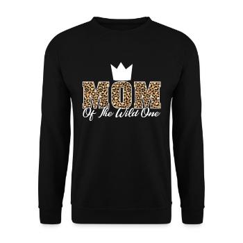 Mutter Der Wilden Einen 1. Geburtstag Frauen - Unisex Pullover - Schwarz - Vorne - Alina (178cm) & Michal (187cm)