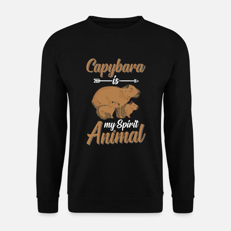 Capybara rodent capybara capybara - Unisex Sweatshirt - black
