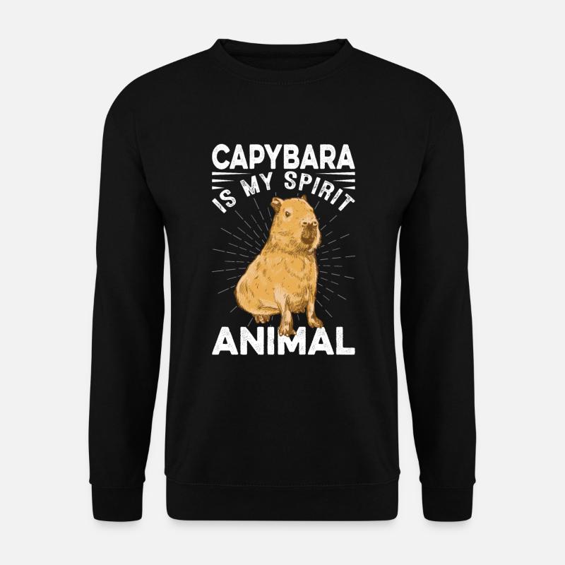 Capybara rodent capybara capybara - Unisex Sweatshirt - black