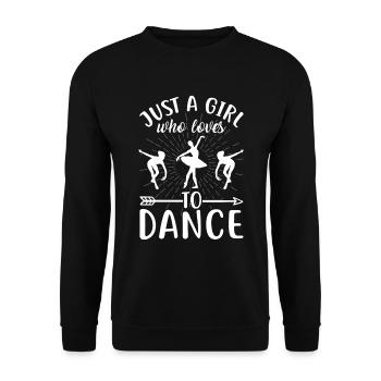 Cheerleader Cheerleading Gymnastique Danseuse - Sweat-shirt Unisexe - noir - Devant - Alina (178cm) & Michal (187cm)