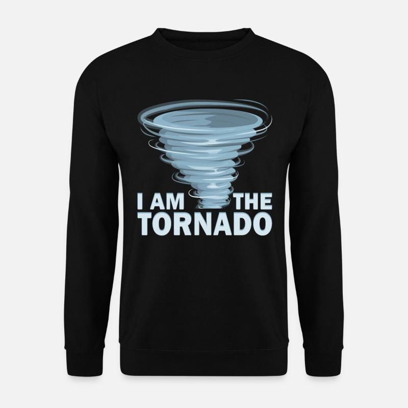 Der Hurrikan Meteorologe Des Sturm Twister Tornado - Unisex Pullover - Schwarz