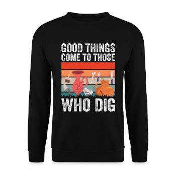 Archäologie Für Männer, Frauen, Anthropologie - Unisex Pullover - Schwarz - Vorne - Alina (178cm) & Michal (187cm)