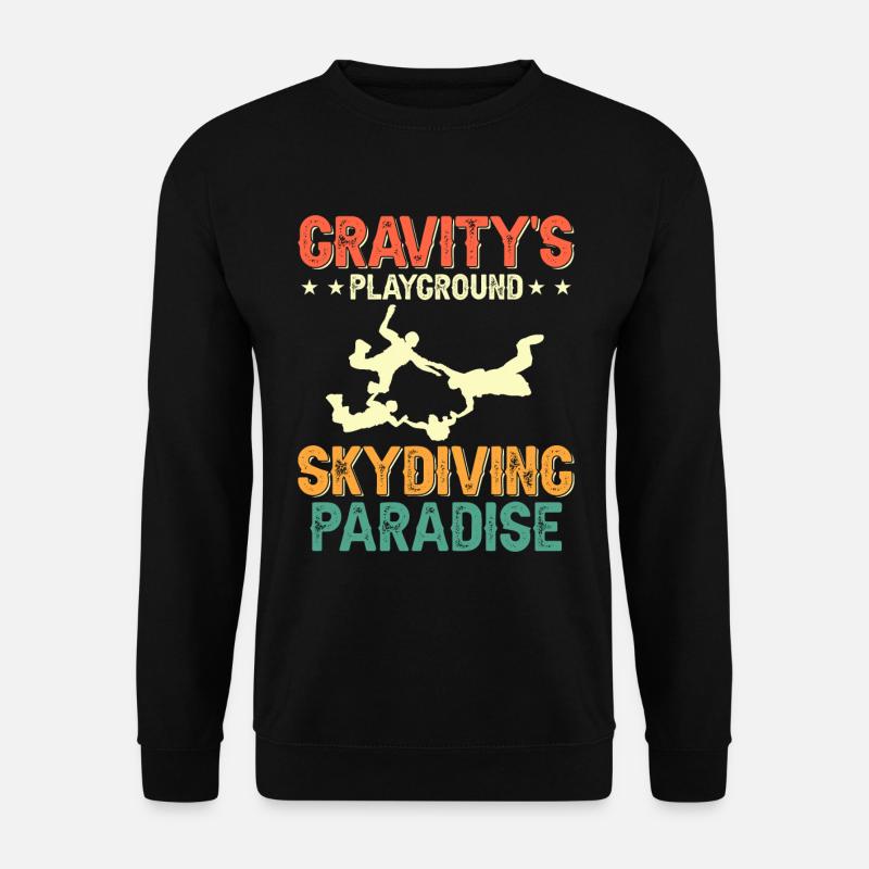 Skydiving Skydiving - Unisex Sweatshirt - black