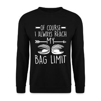 Conception de passionné de pelle de coquille pour - Sweat-shirt Unisexe - noir - Devant - Alina (178cm) & Michal (187cm)