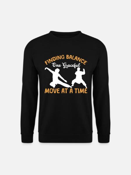Mit Einer Anmutigen Bewegung Nach Der Anderen Das - Unisex Pullover - Schwarz