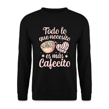 Sorry, I can't, it's - Unisex Sweatshirt - black - Front - Alina (178cm) & Michal (187cm)