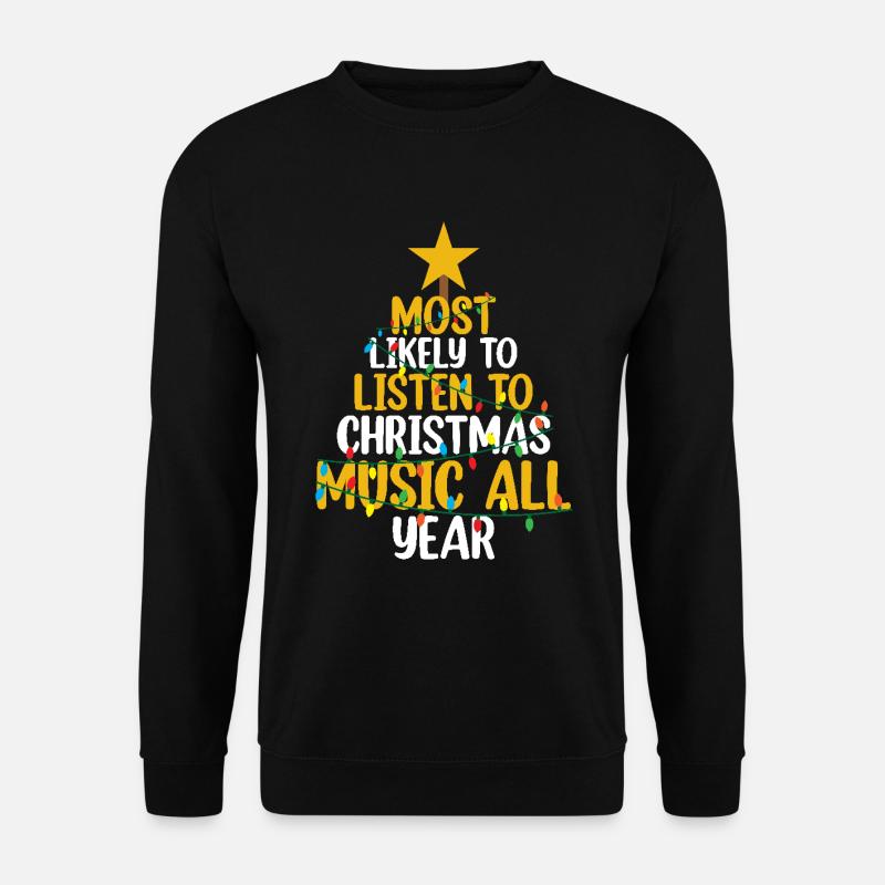 Weihnachten Weihnachts Elfen - Unisex Pullover - Schwarz