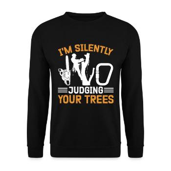 Électricien, Electronicien, Maître électricien - Sweat-shirt Unisexe - noir - Devant - Alina (178cm) & Michal (187cm)