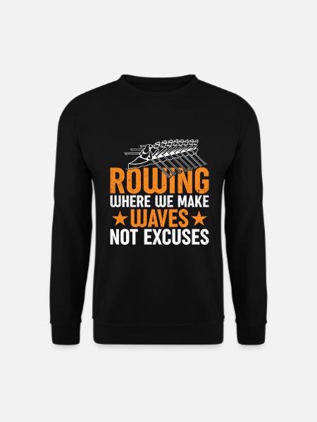 Rowing Team for Coxswain Lover Coastal Rowing - Unisex Sweatshirt - black