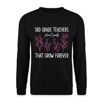 Appréciation du professeur d’histoire Cours d’histoire - Sweat-shirt Unisexe - noir - Devant - Alina (178cm) & Michal (187cm)