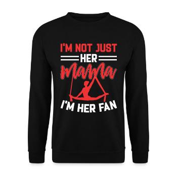 Trapèze de cirque pour costume de trapéziste - Sweat-shirt Unisexe - noir - Devant - Alina (178cm) & Michal (187cm)