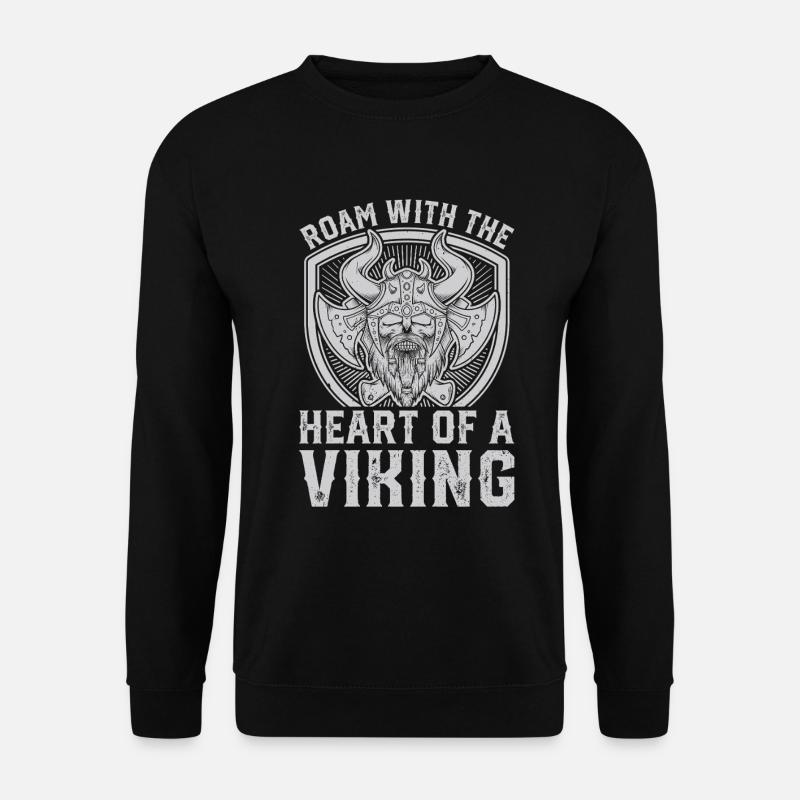 Wikinger Mythos Odin Ravens Huginn - Unisex Pullover - Schwarz
