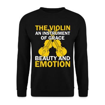 Musiciens de violon, professeurs de violon, amateurs de violon - Sweat-shirt Unisexe - noir - Devant - Alina (178cm) & Michal (187cm)